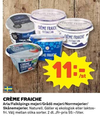 Coop Crème fraiche erbjuda