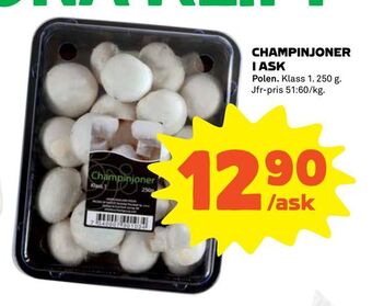 Coop Champinjoner i ask erbjuda