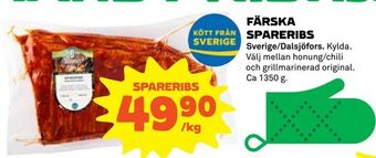 Coop Färska spareribs erbjuda