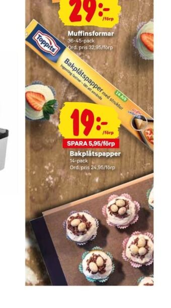 City Gross Toppits bakplåtspapper erbjuda