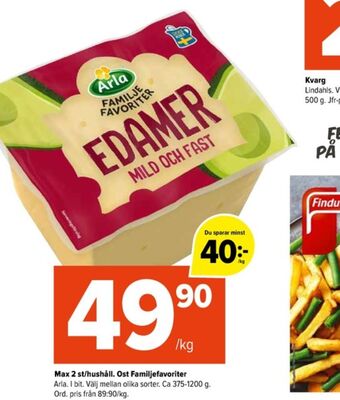 Coop Extra Arla edamer erbjuda