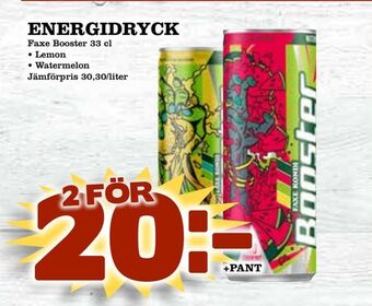 Rinkeby Matcenter Energidryck erbjuda