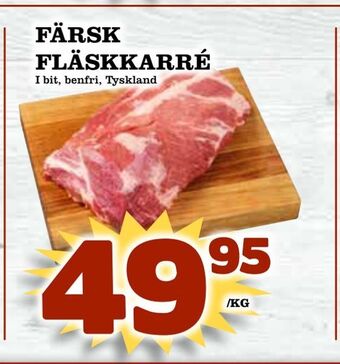 Matdax Färsk fläskkarré erbjuda