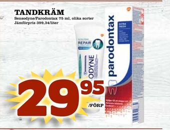 Matdax Tandkräm erbjuda
