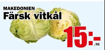 Matdax Färsk vitkål erbjuda