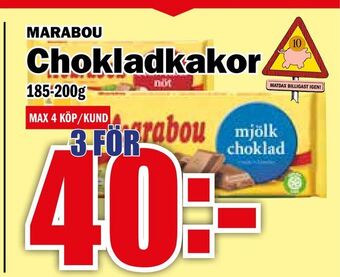Matdax Chokladkakor erbjuda