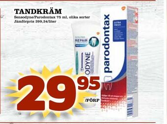 Nya Pulsen Tandkräm erbjuda