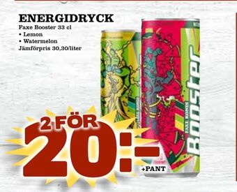 Nya Pulsen Energidryck erbjuda