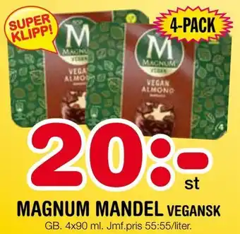 Magnum mandel vegansk