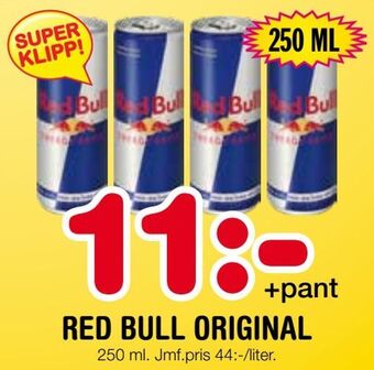 Nya Pulsen Red bull original erbjuda