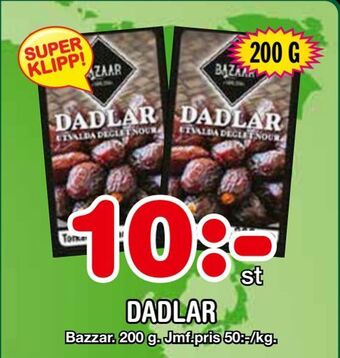 Nya Pulsen Dadlar erbjuda