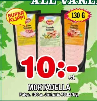 Nya Pulsen Mortadella erbjuda