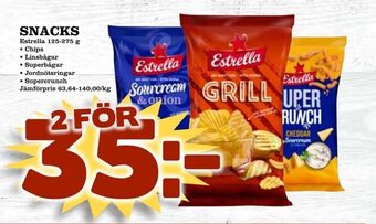 Supergrossen Snacks erbjuda