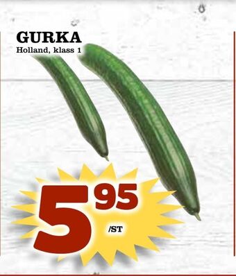 Supergrossen Gurka erbjuda
