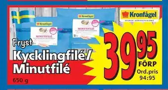 Supergrossen Kycklingfilé/ Minutfilé erbjuda