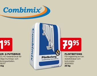 Combimix plintbetong