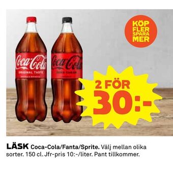 Coop Daglivs Läsk erbjuda