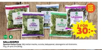 Coop Daglivs Salladsmix erbjuda