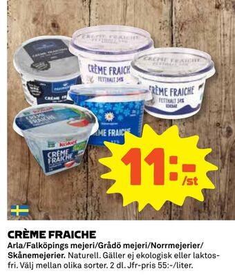 Coop Daglivs Crème fraiche erbjuda