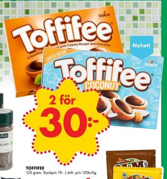 ÖoB Toffifee erbjuda