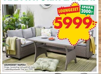 ÖoB Loungeset napoli erbjuda