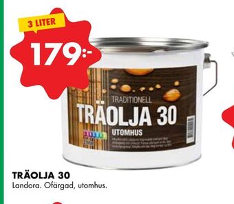 ÖoB Träolja 30 erbjuda