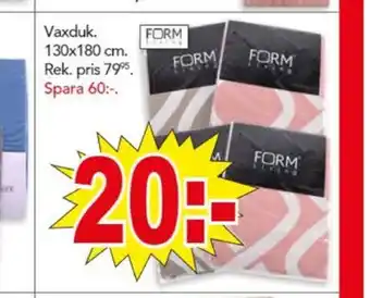 Bo Ohlsson Form living vaxduk erbjuda