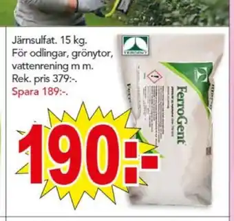 Tregren järnsulfat