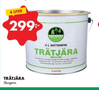ÖoB Skogens trätjära erbjuda