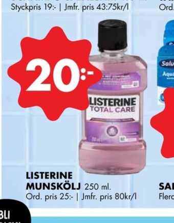 Listerine munskölj