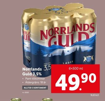 Lidl Norrlands Guld 3,5% erbjuda