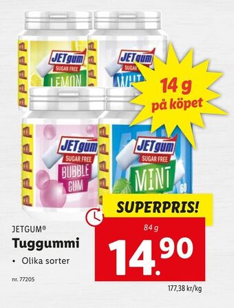 Lidl Tuggummi erbjuda