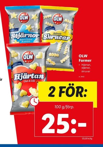 Lidl OLW Former erbjuda
