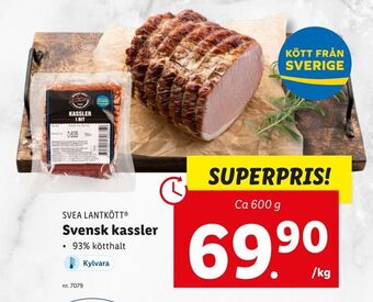 Lidl Svensk kassler erbjuda