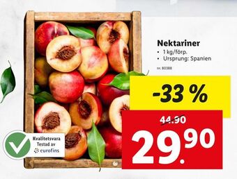 Lidl Nektariner erbjuda
