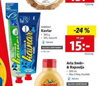 Lidl Kaviar erbjuda