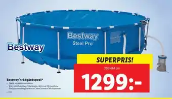 Lidl Bestway ® trädgårdspool erbjuda