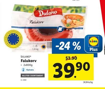 Lidl Falukorv erbjuda