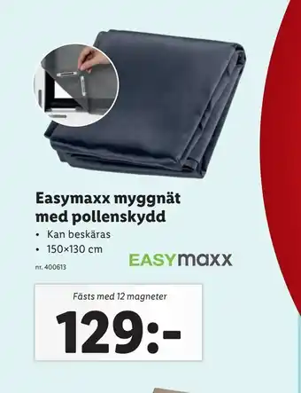 Easymaxx myggnät med pollenskydd