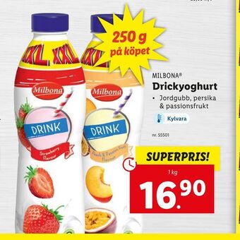 Lidl Drickyoghurt erbjuda