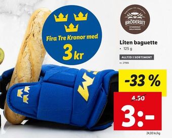 Lidl Liten Baguette erbjuda