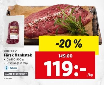 Färsk flankstek