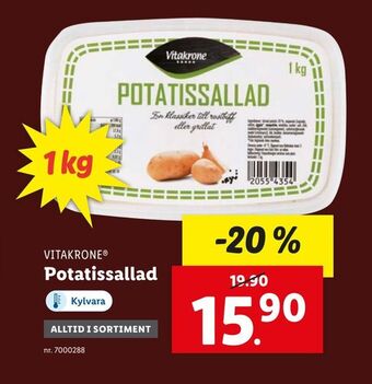Lidl Potatissallad erbjuda
