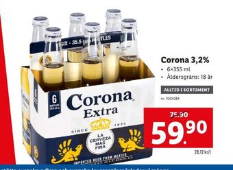 Lidl Corona 3.2% erbjuda