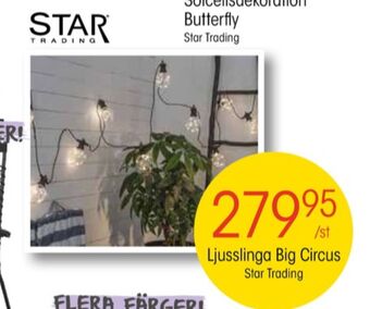 Star trading ljusslingor