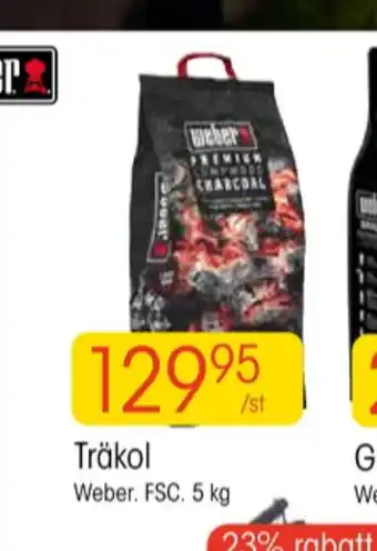 EKO Weber grillkol/briketter erbjuda