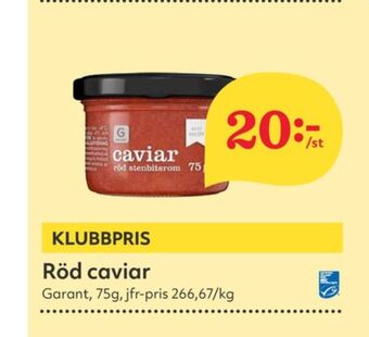 Hemköp Garant kaviar erbjuda