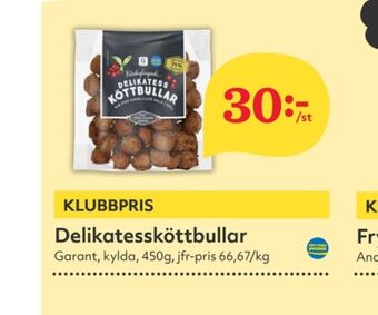 Hemköp Garant köttbullar erbjuda