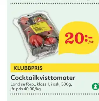 Hemköp Driscolls cocktailtomater erbjuda
