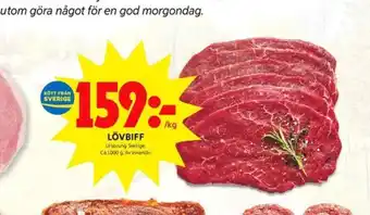 Smakfull lövbiff